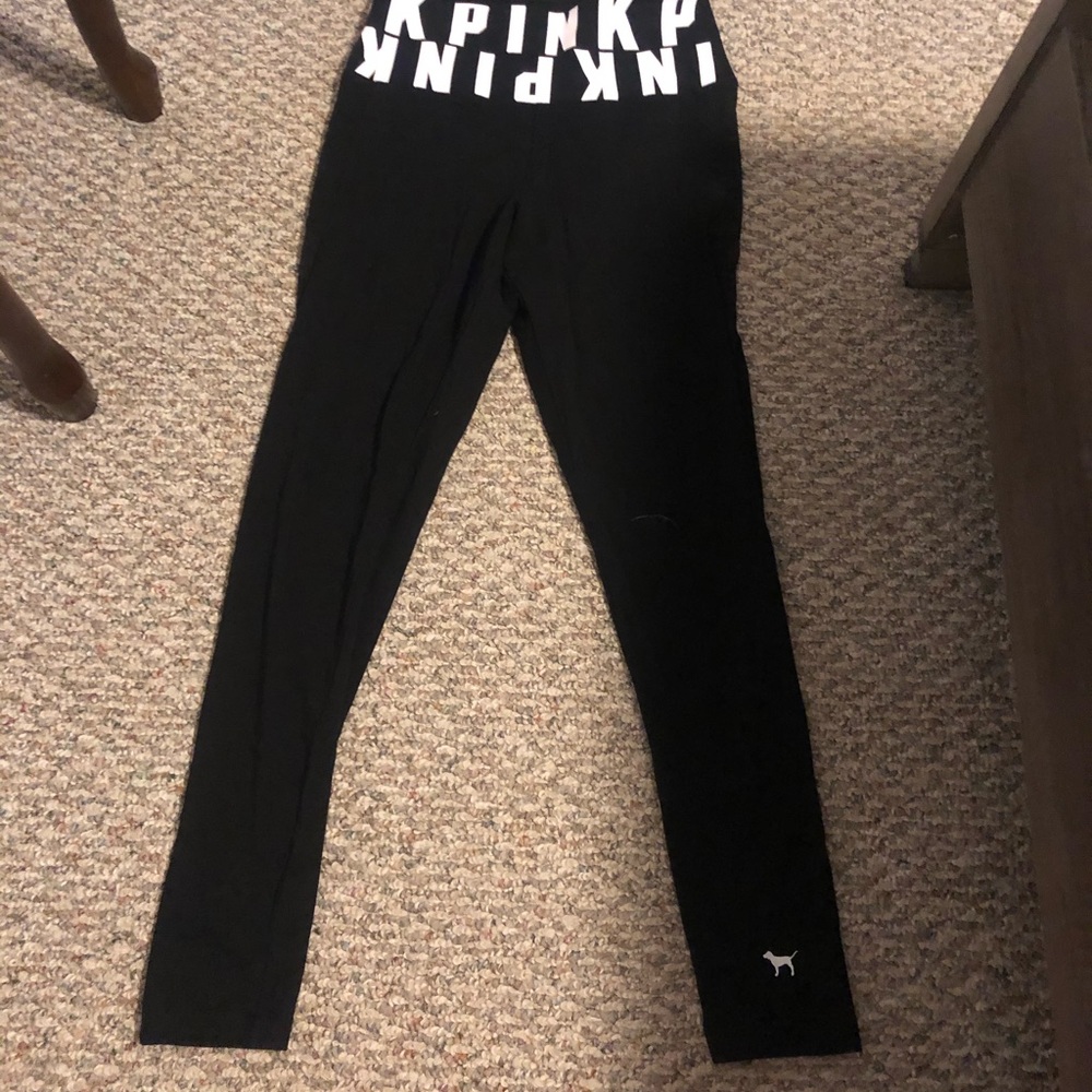 Pink leggings size 8